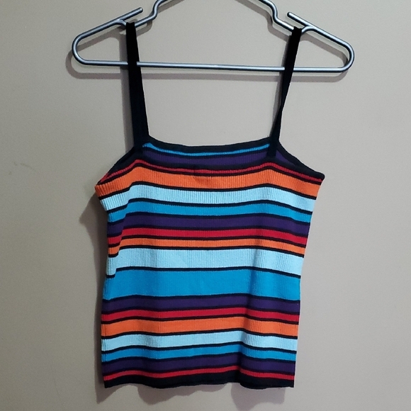 Striped Multicolor Women's Top Size XL - Picture 1 of 4